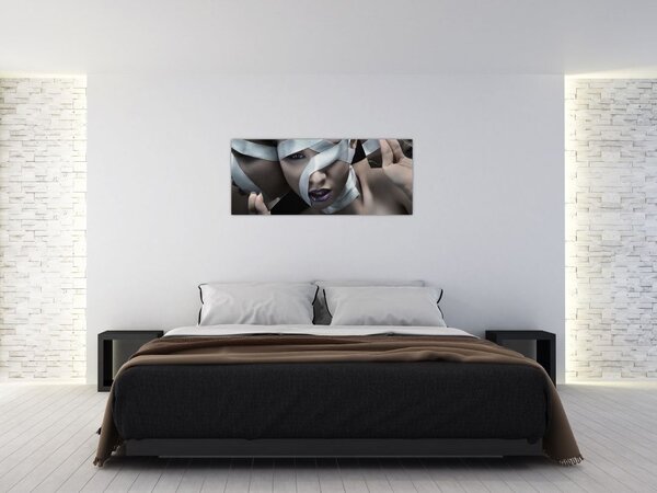 Slika žene s vrpcom (120x50 cm)