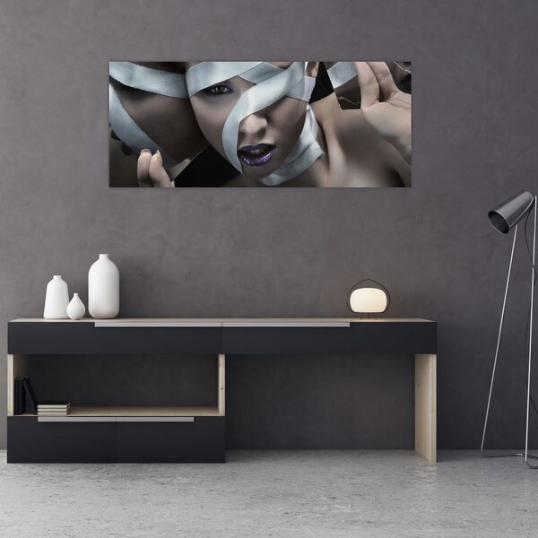 Slika žene s vrpcom (120x50 cm)