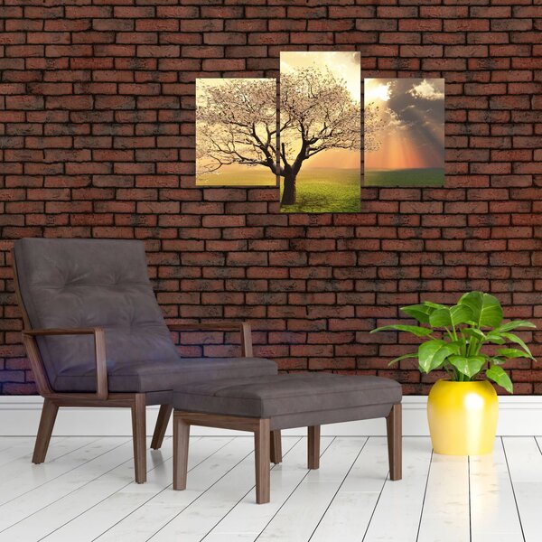 Slika stabla na livadi (90x60 cm)