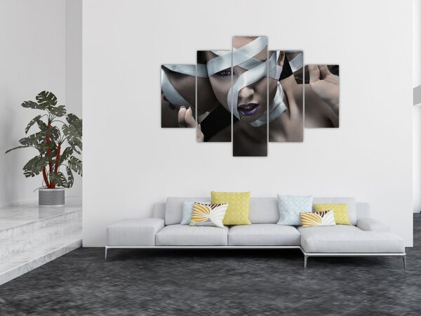 Slika žene s vrpcom (150x105 cm)