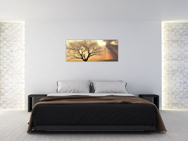 Slika stabla na livadi (120x50 cm)