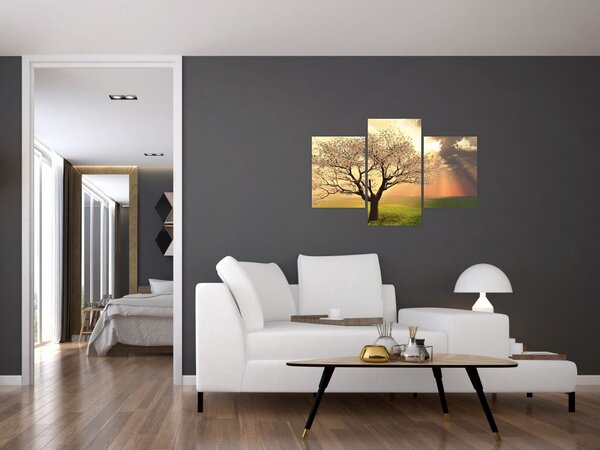 Slika stabla na livadi (90x60 cm)