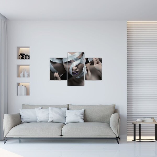 Slika žene s vrpcom (90x60 cm)