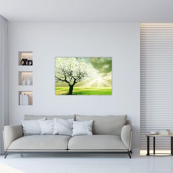 Slika stabla na livadi (90x60 cm)