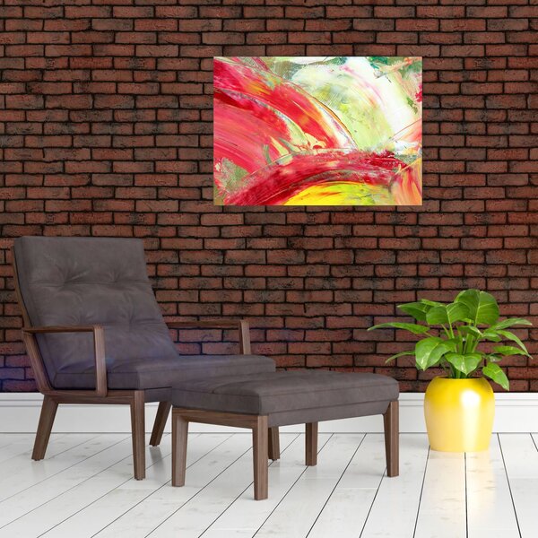 Slika apstrakcije - slikanje (70x50 cm)