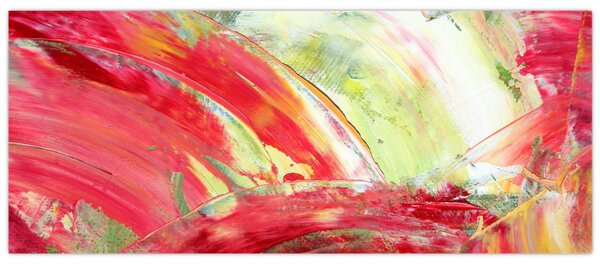 Slika apstrakcije - slikanje (120x50 cm)