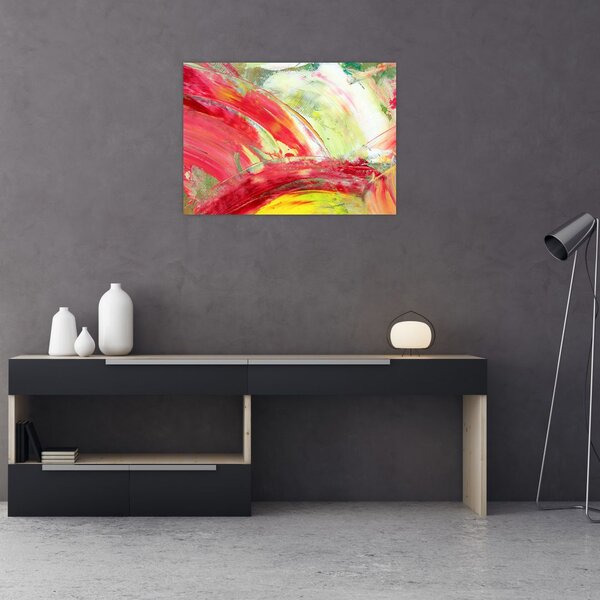 Slika apstrakcije - slikanje (70x50 cm)