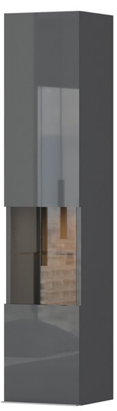 VISEĆA VITRINA RADDA ONYX SA RASVJETOM