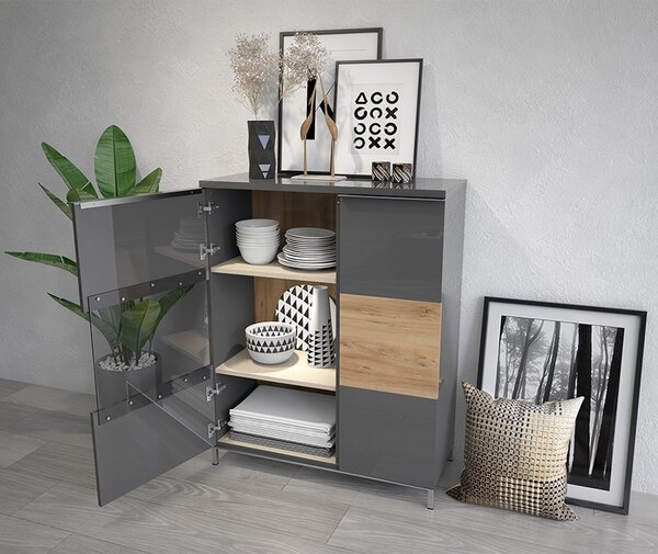VITRINA RADDA ONYX SA RASVJETOM