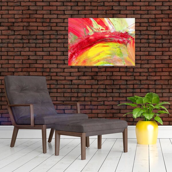 Slika apstrakcije - slikanje (70x50 cm)