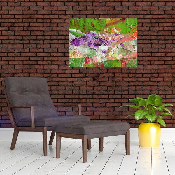 Slika apstrakcije - slikanje (70x50 cm)