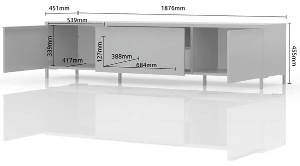 TV REGAL RADDA ONYX 180 CM