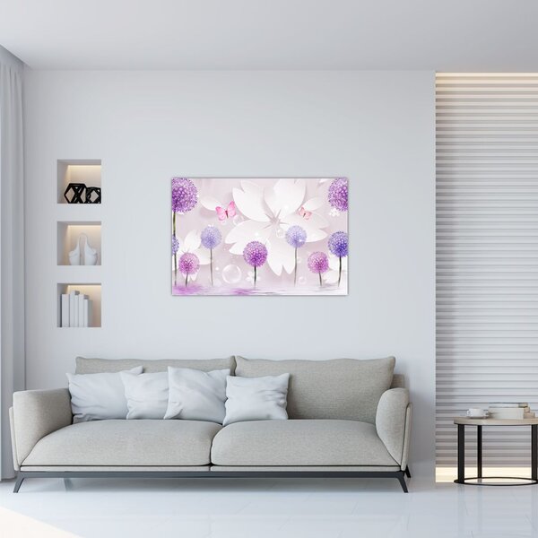 Slika - Na rijeci cvijeća (90x60 cm)