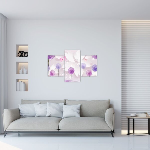Slika - Na rijeci cvijeća (90x60 cm)