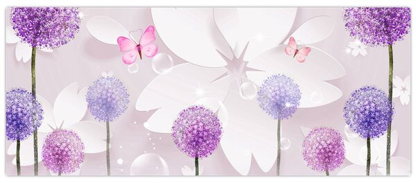 Slika - Na rijeci cvijeća (120x50 cm)