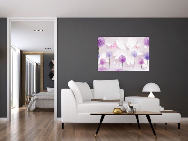 Slika - Na rijeci cvijeća (90x60 cm)