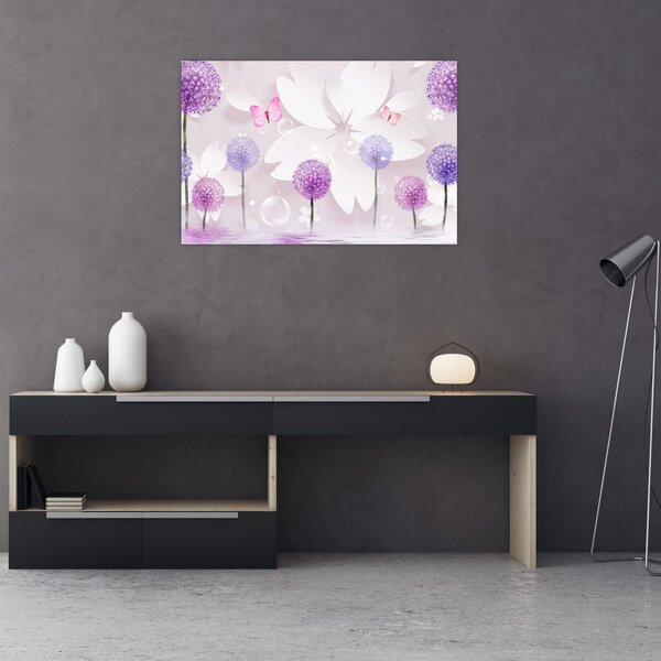 Slika - Na rijeci cvijeća (90x60 cm)