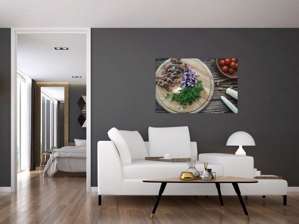 Slikanje - iz kuhinjske daske (90x60 cm)
