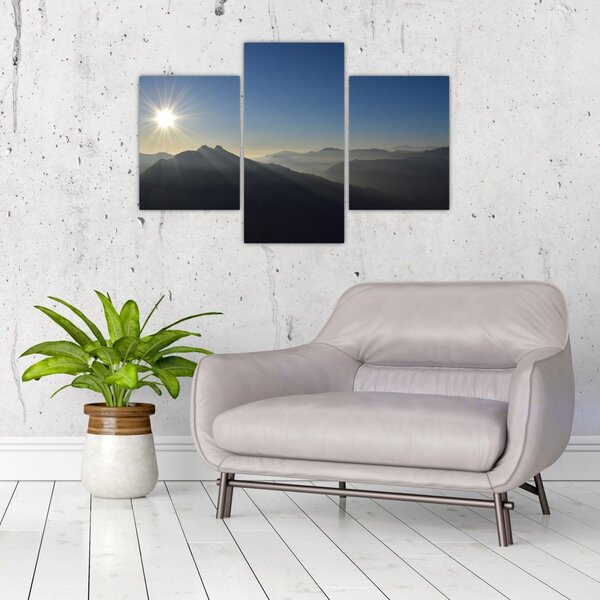 Slika - Iznad planinskih vrhova (90x60 cm)