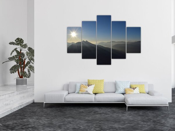 Slika - Iznad planinskih vrhova (150x105 cm)