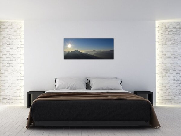 Slika - Iznad planinskih vrhova (120x50 cm)