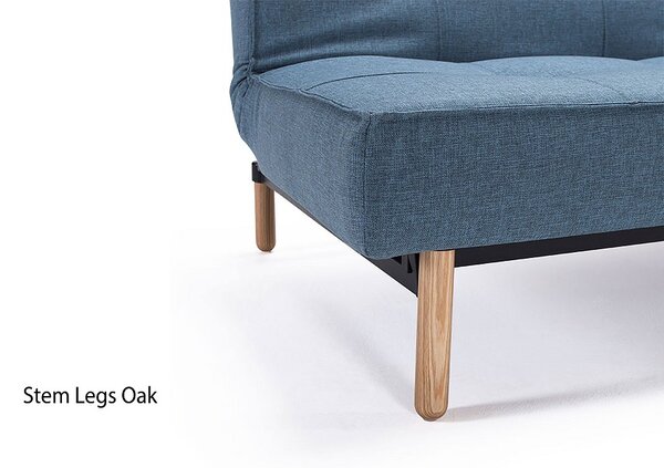 Kauč SPLITBACK SOFA BED s rukonaslonima i s svjetlo drvenim nogicama