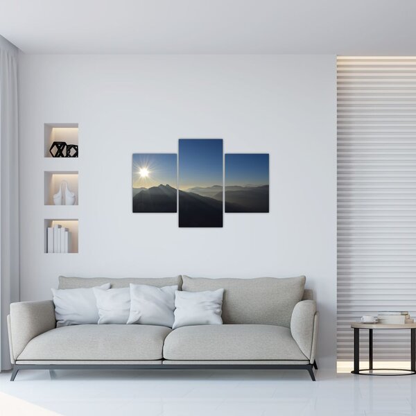 Slika - Iznad planinskih vrhova (90x60 cm)