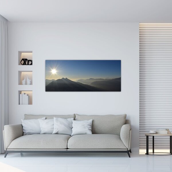 Slika - Iznad planinskih vrhova (120x50 cm)