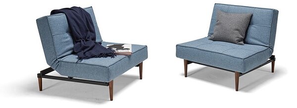 Stolica SPLITBACK CHAIR s tamno stileto nogicama