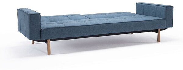Kauč SPLITBACK SOFA BED s rukonaslonima i s svjetlo drvenim nogicama