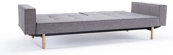 Kauč SPLITBACK SOFA BED s rukonaslonima i s svjetlo drvenim nogicama