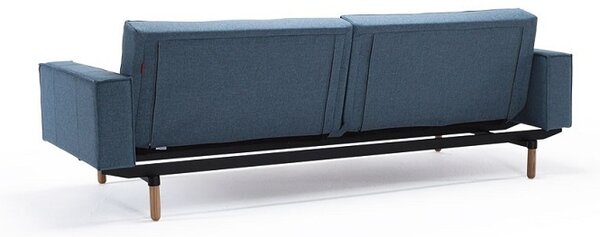 Kauč SPLITBACK SOFA BED s rukonaslonima i s svjetlo drvenim nogicama