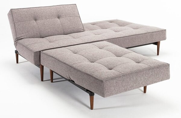 Kauč SPLITBACK SOFA BED sa tamno stileto drvenim nogicama