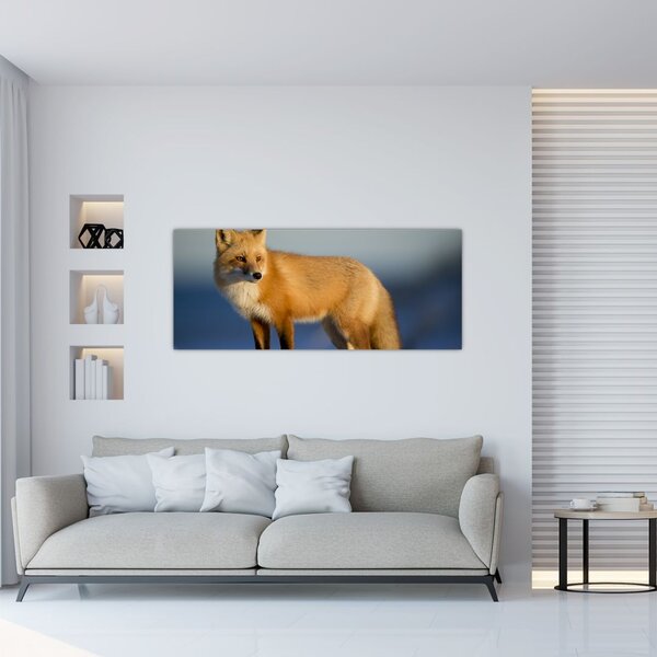 Slika - Lisica u snijegu (120x50 cm)