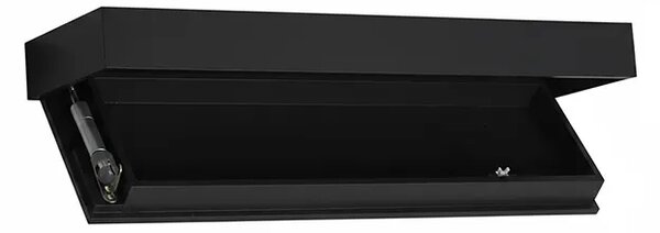 Floatshelf™ Zidna Polica S Tajnim Pretincem (53 X 17,5 X 5 Cm), Crna