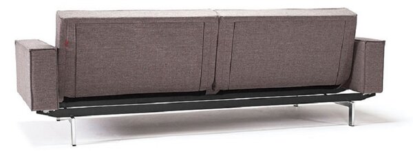 Kauč SPLITBACK SOFA BED s rukonaslonima i s kromiranim nogicama