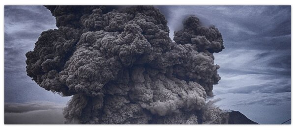 Slika - Erupcija vulkana (120x50 cm)