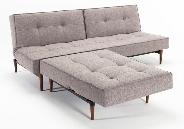 Kauč SPLITBACK SOFA BED sa tamno stileto drvenim nogicama