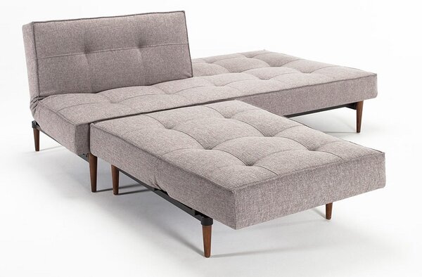 Kauč SPLITBACK SOFA BED sa tamno stileto drvenim nogicama