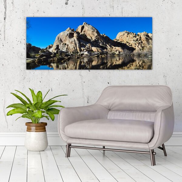 Slika odsjaj stijena (120x50 cm)