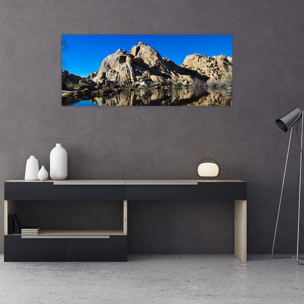 Slika odsjaj stijena (120x50 cm)