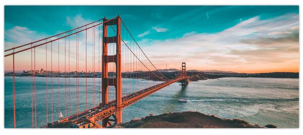 Slika - Zlatna vrata, San Francisco (120x50 cm)