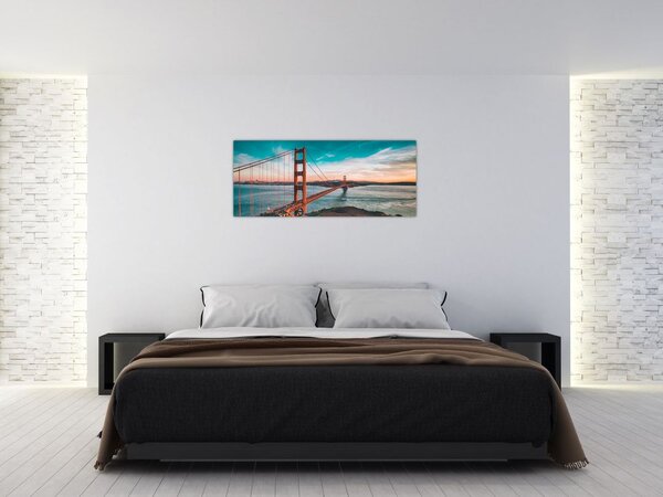 Slika - Zlatna vrata, San Francisco (120x50 cm)