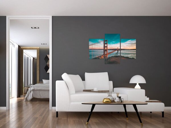 Slika - Zlatna vrata, San Francisco (90x60 cm)