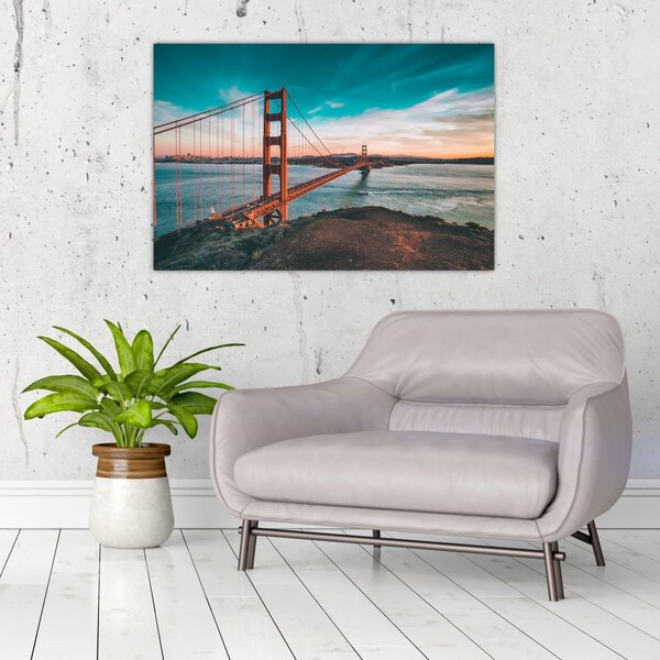 Slika - Zlatna vrata, San Francisco (90x60 cm)