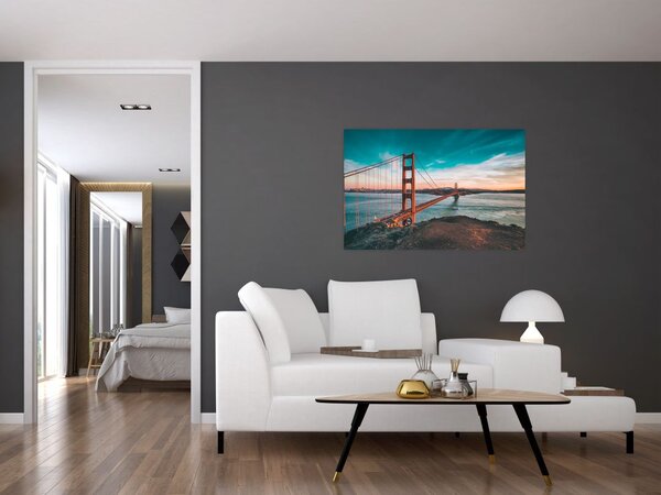 Slika - Zlatna vrata, San Francisco (90x60 cm)
