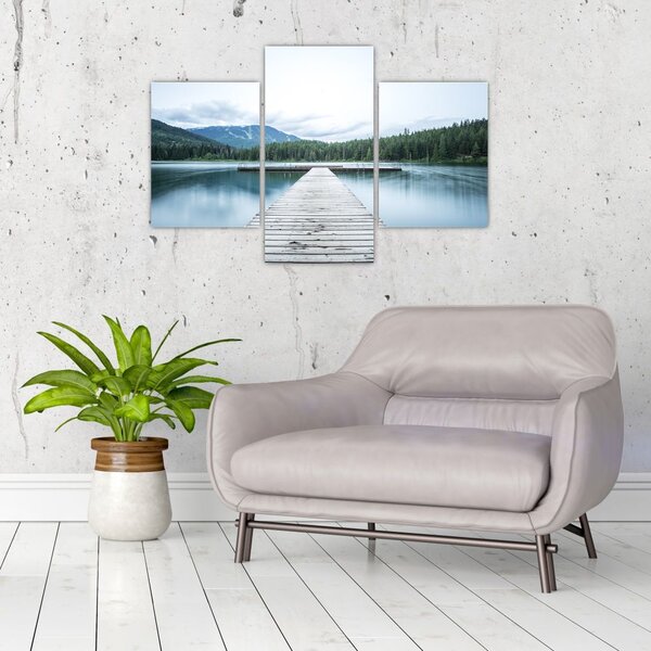Slika - Pogled s mola (90x60 cm)