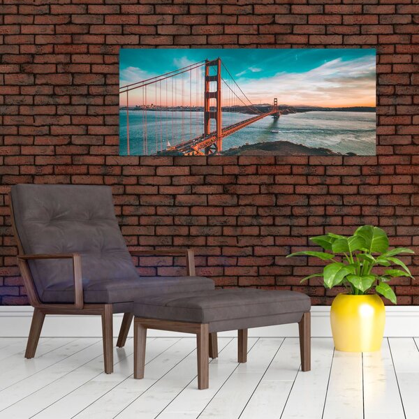 Slika - Zlatna vrata, San Francisco (120x50 cm)