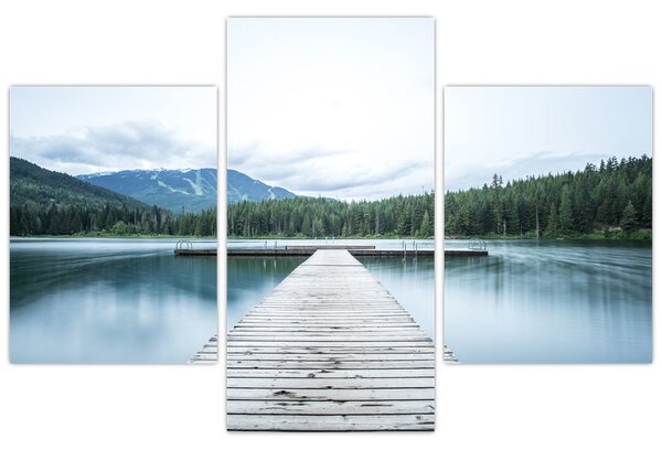 Slika - Pogled s mola (90x60 cm)