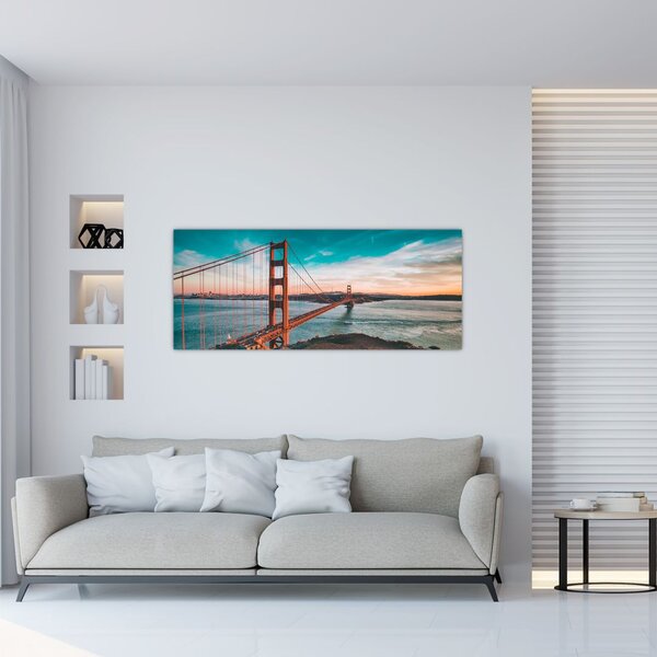 Slika - Zlatna vrata, San Francisco (120x50 cm)